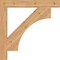 Ekena Millwork Westlake Block Smooth Bracket, Western Red Cedar, 3 1/2"W x 30"D x 30"H BKT04X30X30WTL05SWR - alternate 2
